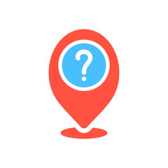 Placeholder icon, signs icon with question mark. Placeholder icon and help, how to, info, query symbol