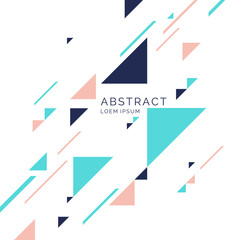 Abstract geometric background with triangles in a flat, minimalistic style.