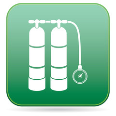 Aqualung for swimming icon