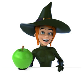 Sexy witch - 3D Illustration