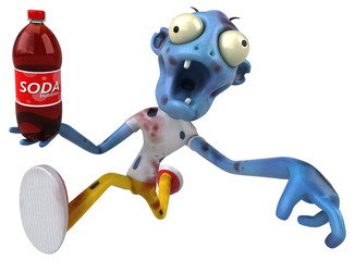 Fun zombie - 3D Illustration