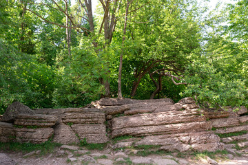  Dubantowska Dolinka, Homole Gorge, Stone Books - as the legend says, the fate of all people is...