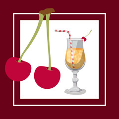 free drinks tomorrow label vector illustration design