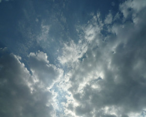 Obraz premium sky clouds blue nature