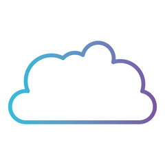 cloud sky isolated icon vector illustration design