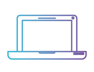 laptop computer isolated icon vector illustration design