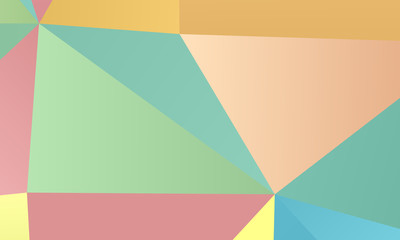 Colored paper pattern. A combination of irregular geometric shapes. Vector illustration.