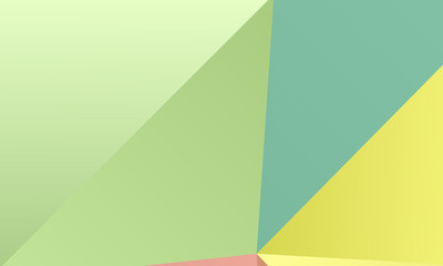 Colored paper pattern. A combination of irregular geometric shapes. Vector illustration.