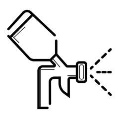 spray, isolated icon