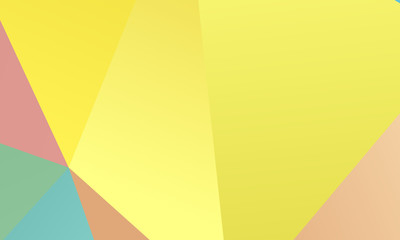 Colored paper pattern. A combination of irregular geometric shapes. Vector illustration.