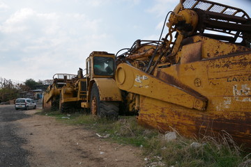 old tractor