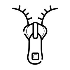 Zipper Icon vector