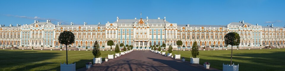 Catherine palace in Tsarskoe Selo, Pushkin, St. Petersburg, Russia