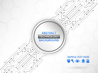 Diagonal circuit board vector background texture. High-tech technology concept