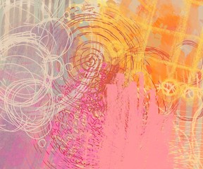 Obraz premium Abstract painting on canvas. Hand made art. Colorful texture. Modern artwork. Strokes of fat paint. Brushstrokes. Contemporary art. Artistic background image.