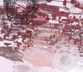 Abstract painting on canvas. Hand made art. Colorful texture. Modern artwork. Strokes of fat paint. Brushstrokes. Contemporary art. Artistic background image.