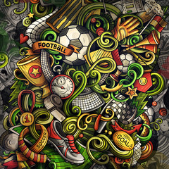 Doodles Soccer graphics illustration