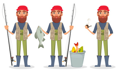 Fisher cartoon character