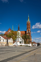 Fototapeta na wymiar Archcathedral Basilica of the Assumption of the Blessed Virgin Mary in Bialystok, Podlaskie, Poland