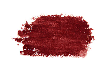 Red ink background painted by brush.