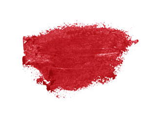 Red ink background painted by brush.