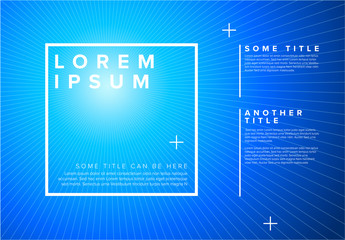 Vector summer poster template