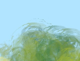 Abstract painting on canvas. Hand made art. Colorful texture. Modern artwork. Strokes of fat paint. Brushstrokes. Contemporary art. Artistic background image.