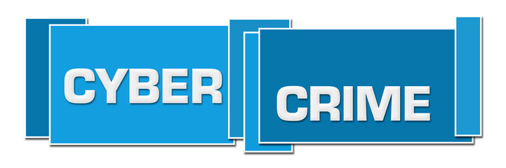 Cyber Crime Blue Square Boxes 