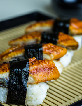 Eel Sushi, Japanese cuisine