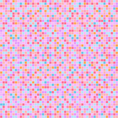 Seamless tile pattern. Checkered background. Abstract geometric wallpaper. Cute colors. Print for polygraphy, posters, t-shirts and textiles. Doodle for design