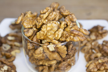 walnuts in a bowl