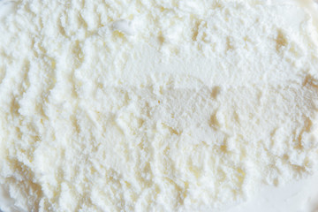 Close-up background of ice cream.