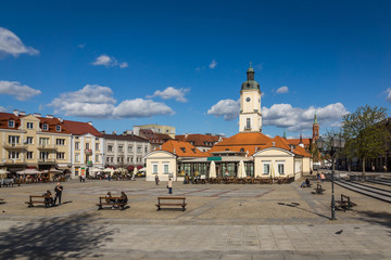Town hall on the Kosciuszki market in Bialystok, Podlaskie, Poland