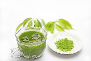 抹茶アイスティー　Japanese Cool Matcha green tea