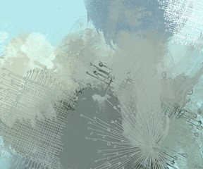 Abstract painting on canvas. Hand made art. Colorful texture. Modern artwork. Strokes of fat paint. Brushstrokes. Contemporary art. Artistic background image.