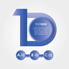 abstract infographics with alphabet sketches vector illustration