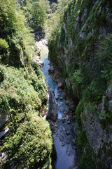 Tolminska Korita, slovenie