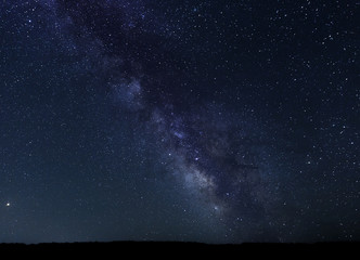 Fototapeta na wymiar Milky Way in the mountains of Azerbaijan