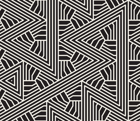 Vector seamless pattern. Modern stylish abstract texture. Repeating geometric tiles