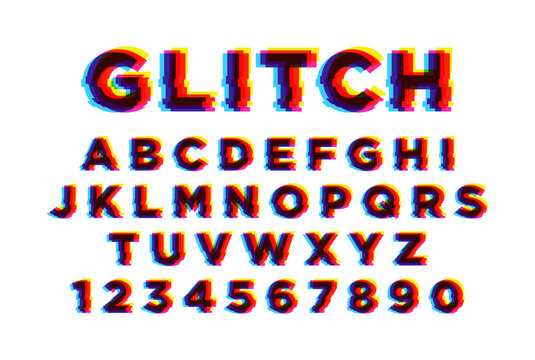 Latin font or english alphabet written on white background