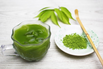 抹茶アイスティー　Japanese Cool Matcha green tea