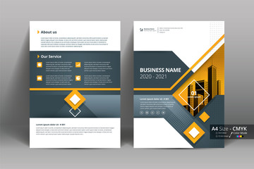 Abstract vector modern/ flyer design / brochure design template / annual report /book cover / corporate identity template /in an A4 page