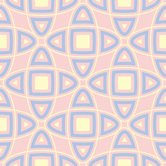 Pink geometric seamless background. Multi colored pattern