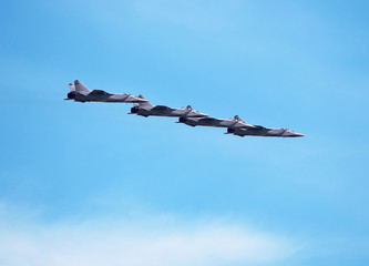 Four russian fighters