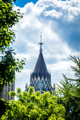 Library of Parliament building Ottawa, Canada.