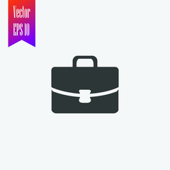 suitcase icon vector