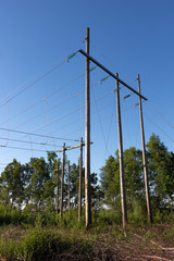 Obraz premium Power lines