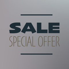 Sale Special Offer Two Lines