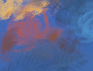 Fototapeta premium Abstract painting on canvas. Hand made art. Colorful texture. Modern artwork. Strokes of fat paint. Brushstrokes. Contemporary art. Artistic background image.