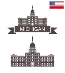 State of Michigan. Capital Building Lansing Michigan
